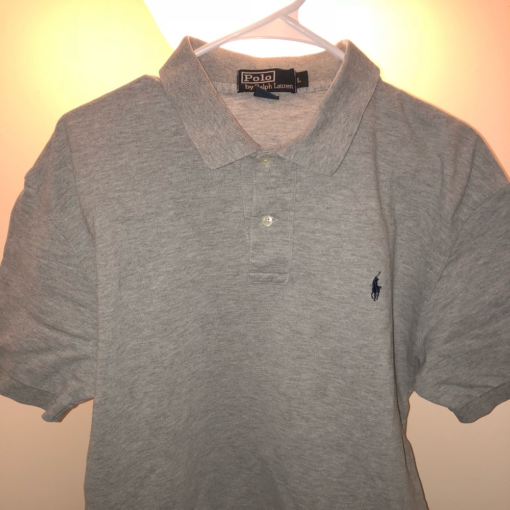 Grey Ralph Lauren Classic Polo